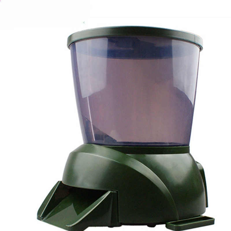 Outdoor Power With Timer - Automatic Fish Feeder Large Capacity Battery