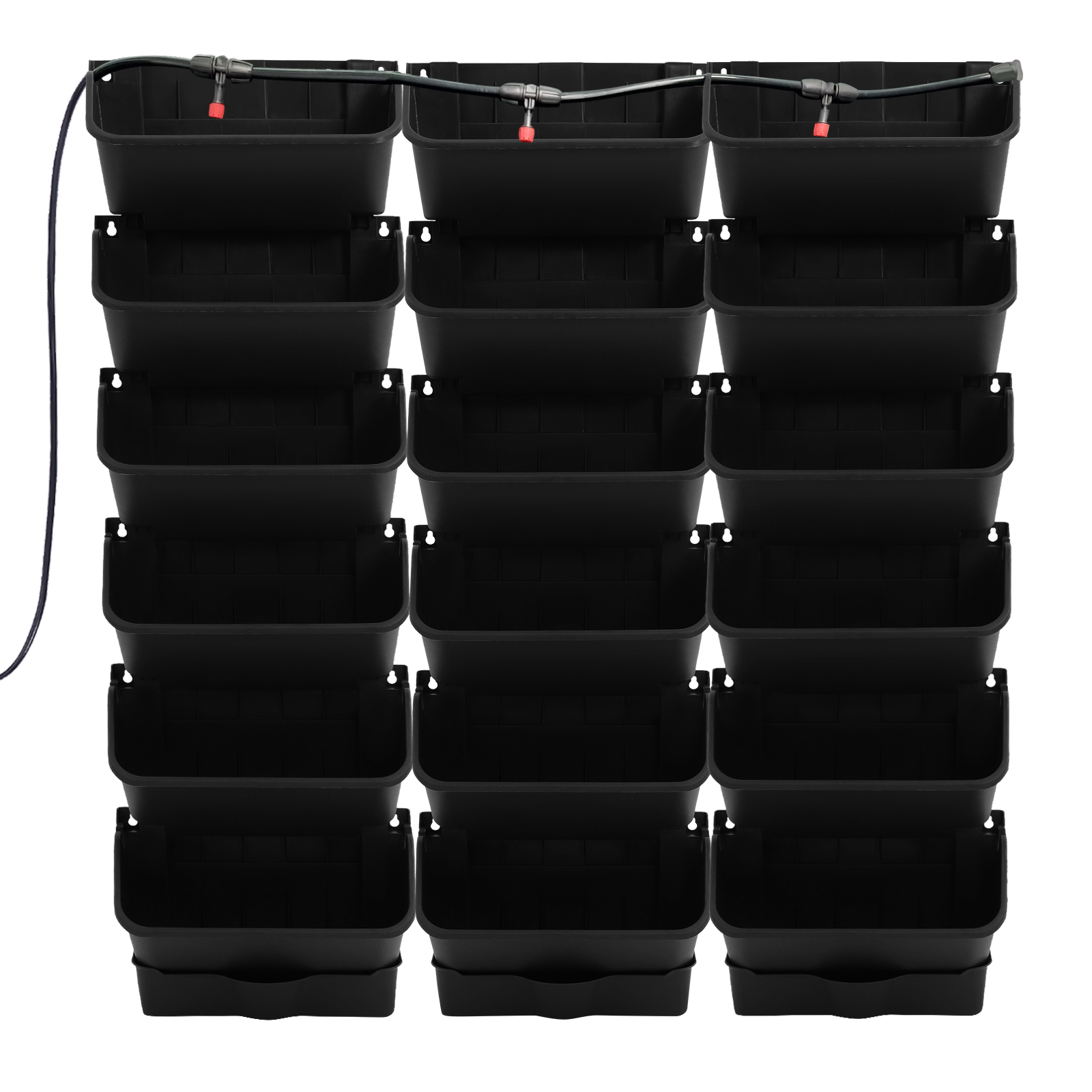 18 Pots Vertical Wall Planter  - Outdoor Power With Timer recension och pris