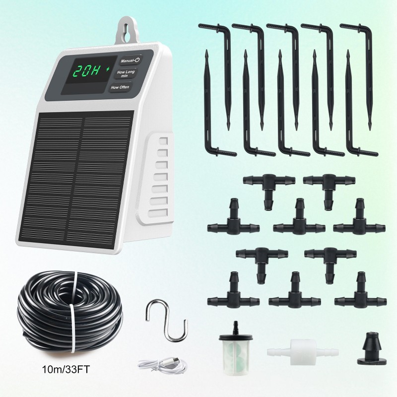 【CHRISTMAS 】Solar Powered Auto - Outdoor Power With Timer recension och pris