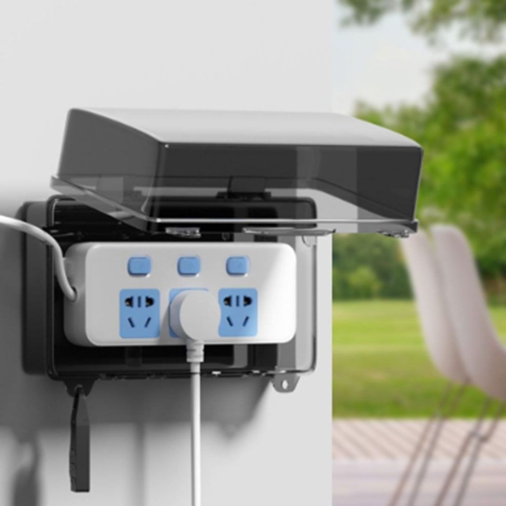 Durable Plastic Plug Box Water - Outdoor Power Strip Weatherproof recension och pris