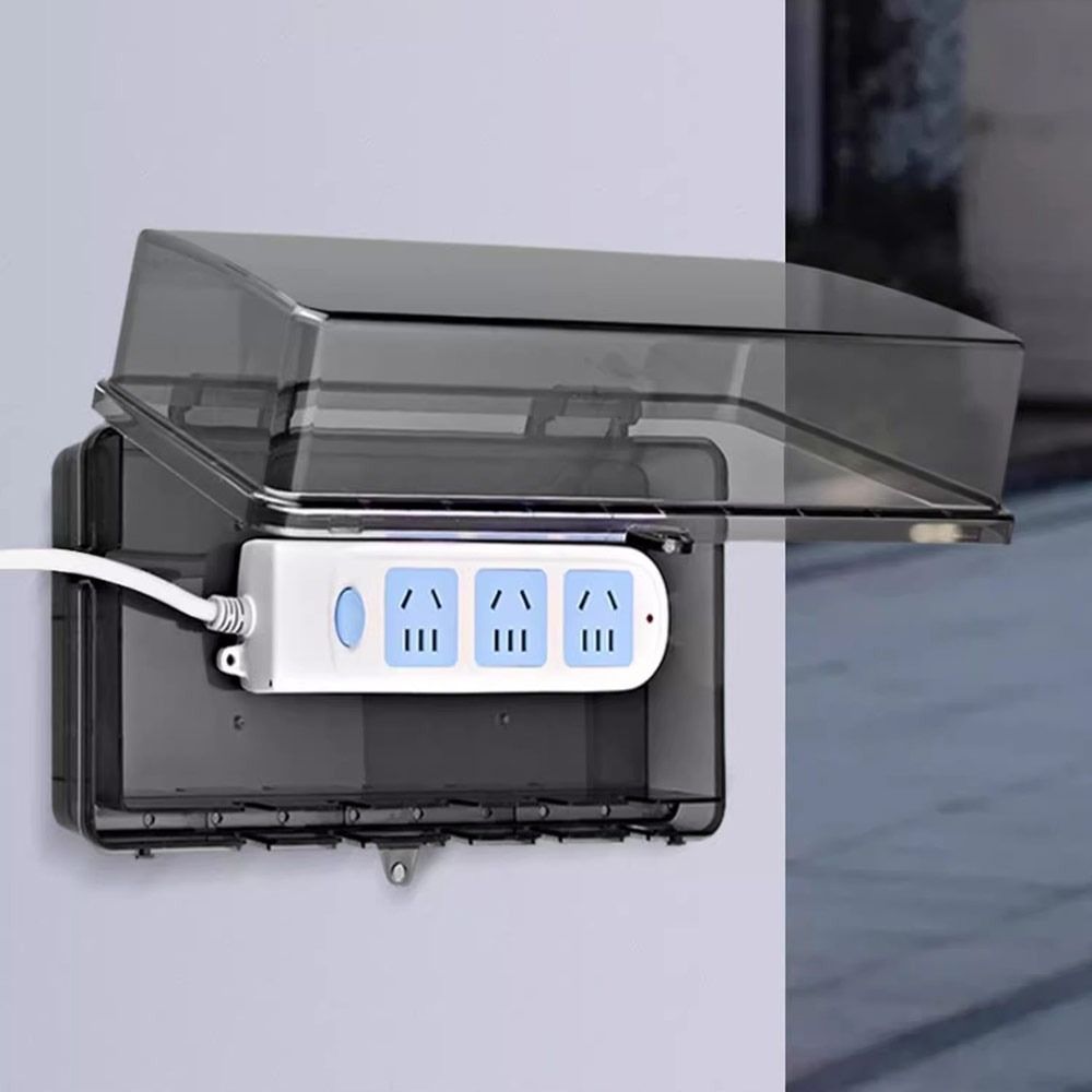 Durable Plastic Plug Box Water - Outdoor Power Strip Weatherproof recension och pris