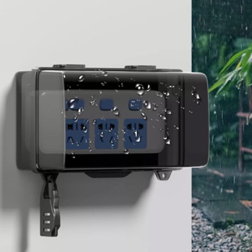 Durable Plastic Plug Box Water - Outdoor Power Strip Weatherproof recension och pris