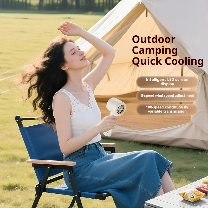 Handheld Mini Fan, Powerful 12 - Outdoor Power With Timer recension och pris