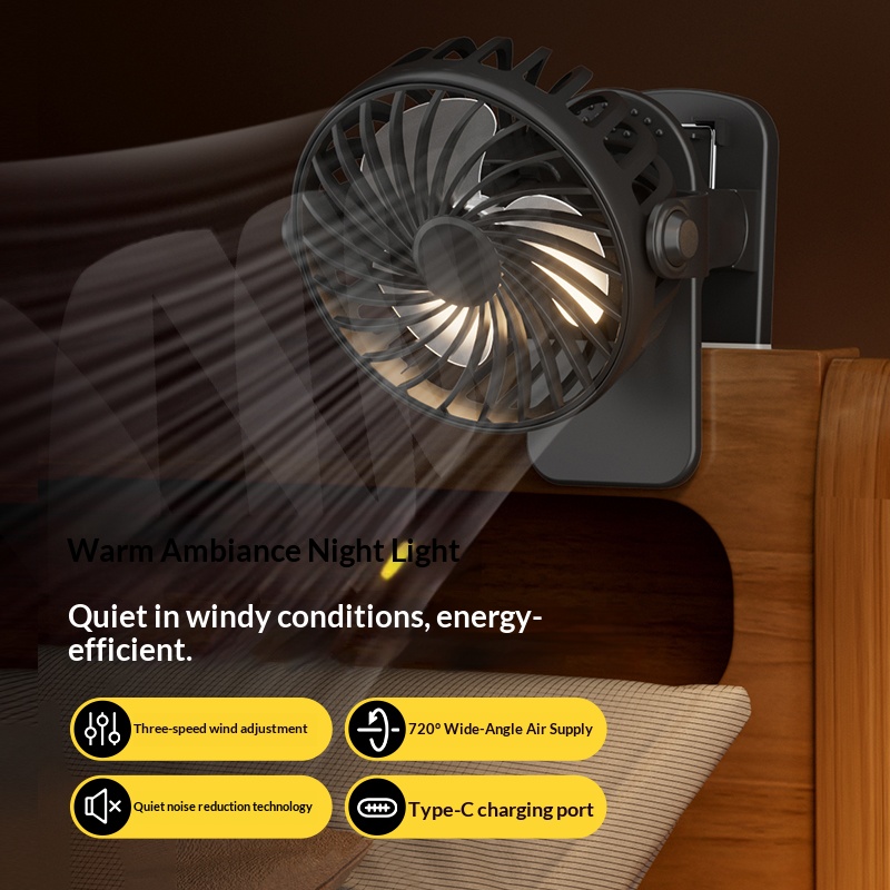 Personal Clip Fan 720 Swivel H - Outdoor Power With Timer recension och pris