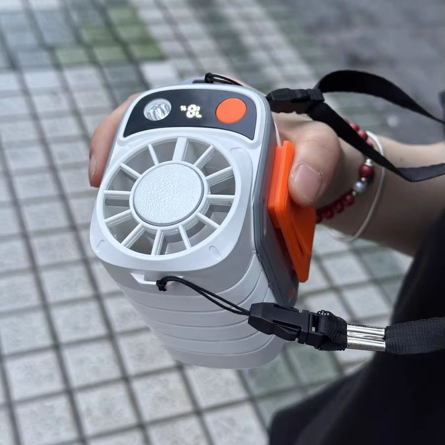 New Portable Waist Fan with US - Outdoor Usb Power Bank recension och pris