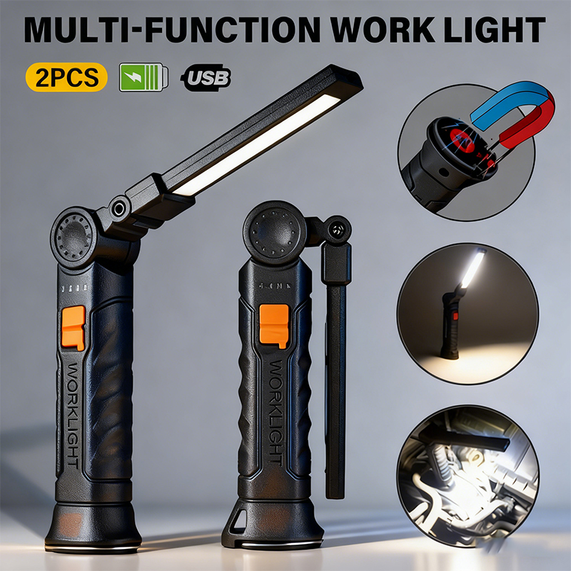 Portable COB LED Flashlight US - Outdoor Usb Power Bank recension och pris