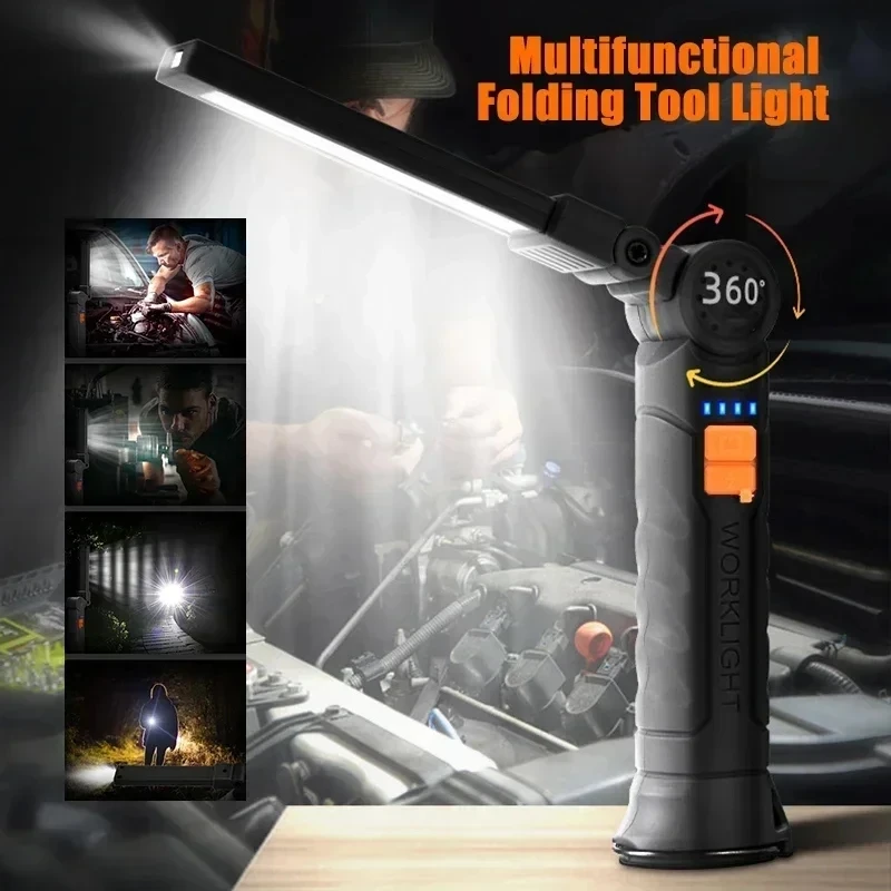 Portable COB LED Flashlight US - Outdoor Usb Power Bank recension och pris