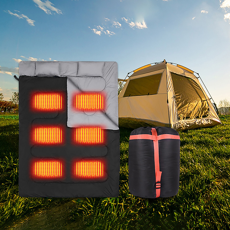 Double Heated Sleeping Bag Out - Outdoor Power Pedestal recension och pris