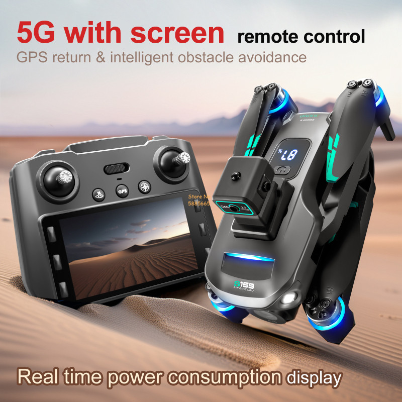 8K Dual Camera 5G WIFI FPV Rem - Outdoor Usb Power Bank recension och pris