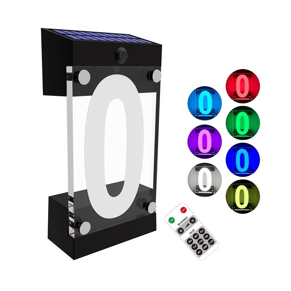IP55 Waterproof Solar Powered  - Outdoor Power Number recension och pris