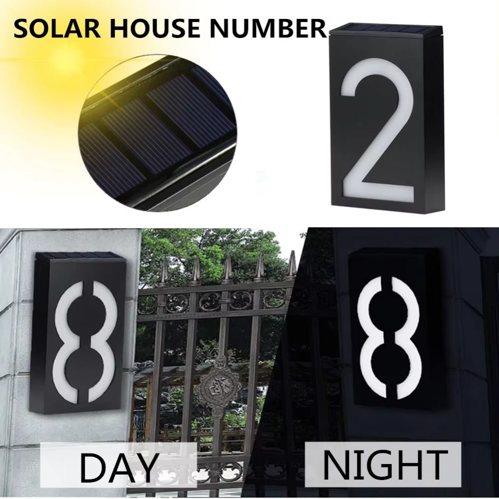 Easy Install Solar LED House N - Outdoor Power Number recension och pris