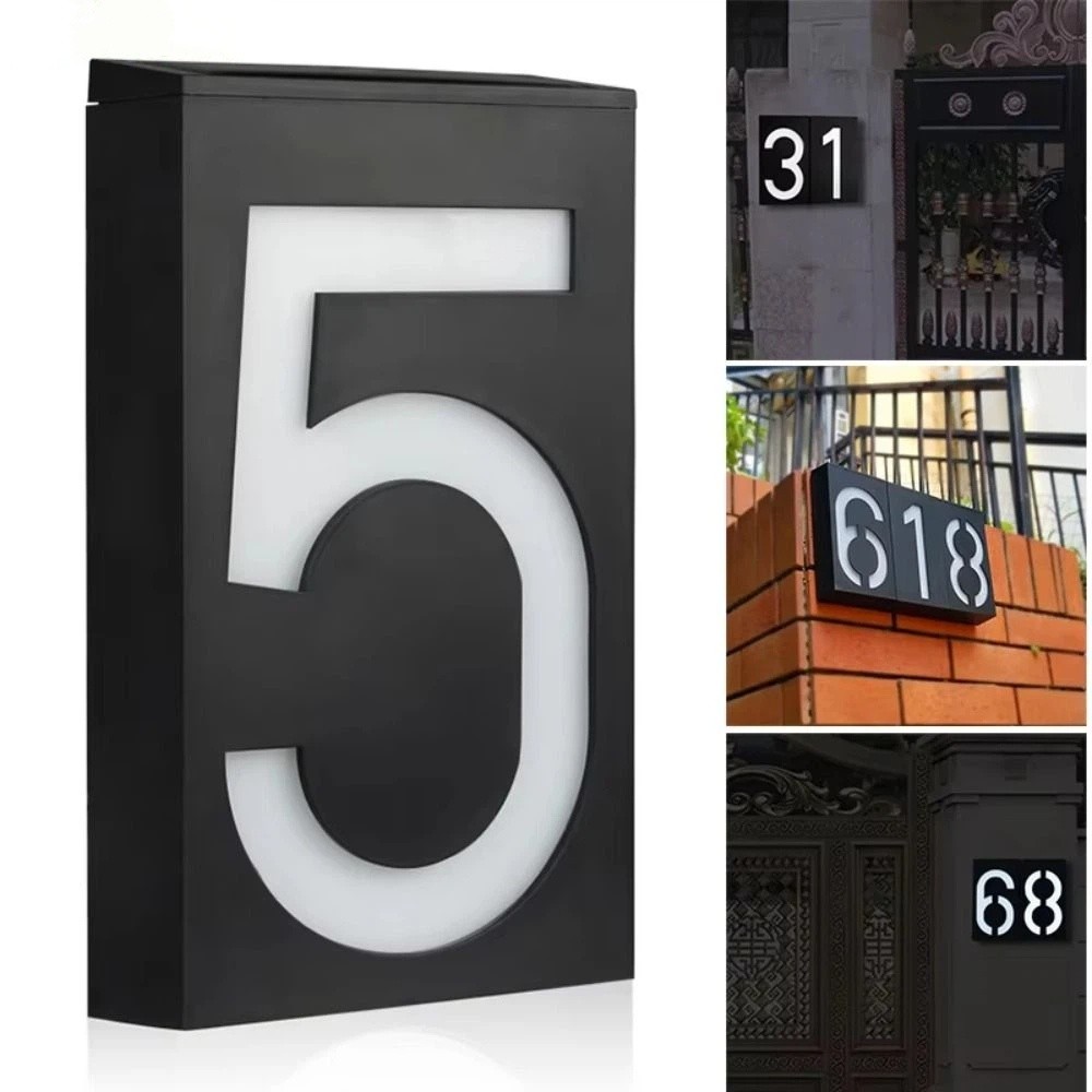 Easy Install Solar LED House N - Outdoor Power Number recension och pris