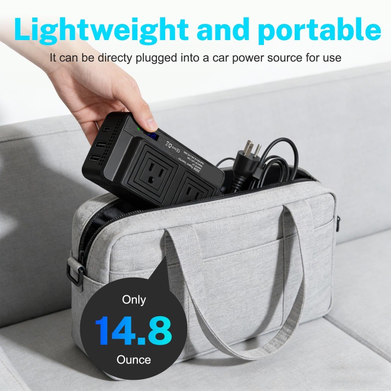200W Car Inverter Power Conver - Outdoor Power Adapter Usb C recension och pris