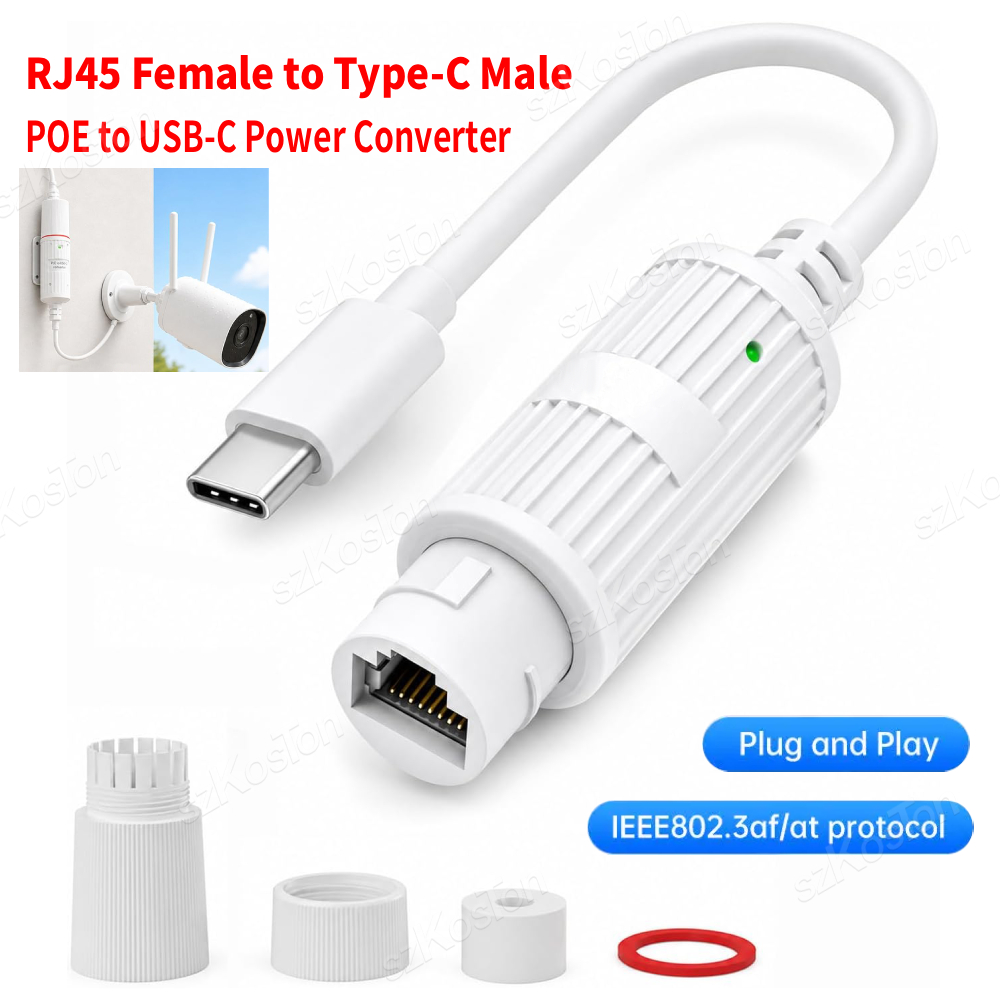 POE to USB-C Power Converter R - Outdoor Power Adapter Usb C recension och pris