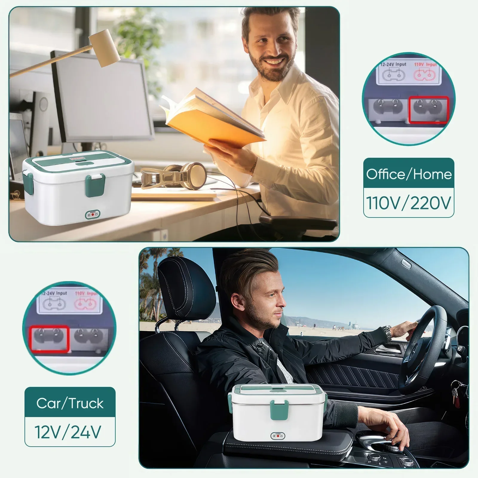 Electric Lunch Box Food Warmer - Outdoor Power Pedestal recension och pris