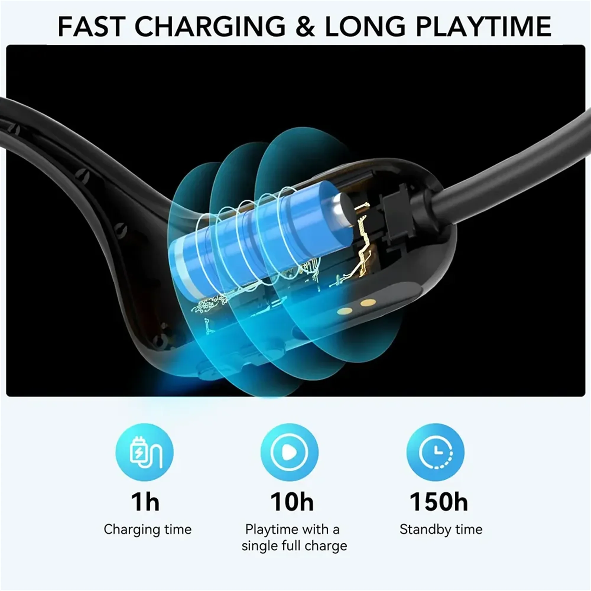 NUROUM Bluetooth Earphone Neck - Outdoor Power Adapter Usb C recension och pris