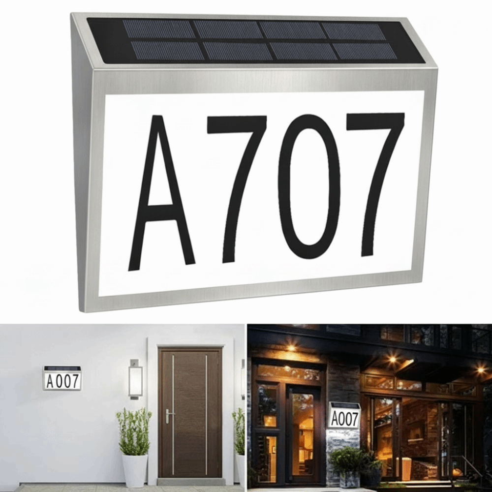 Easy Install Solar LED House N - Outdoor Power Number recension och pris