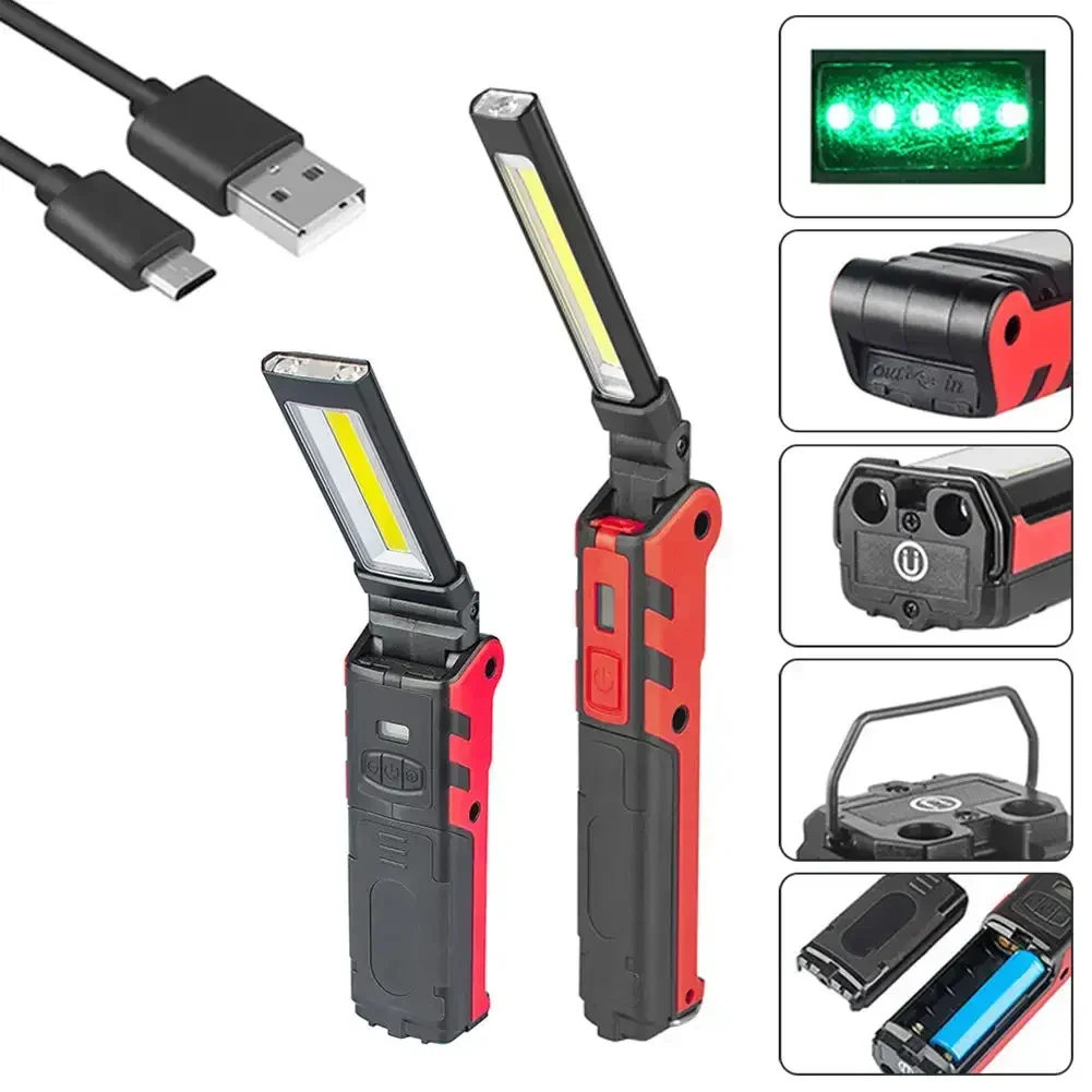 Dimmable COB LED Work Light US - Outdoor Usb Power Bank recension och pris