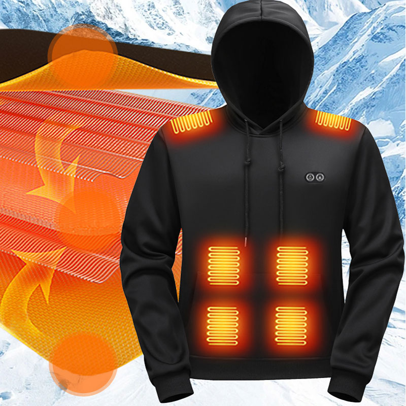 17 Zone Heating Hoodie Sweatsh - Outdoor Usb Power Bank recension och pris