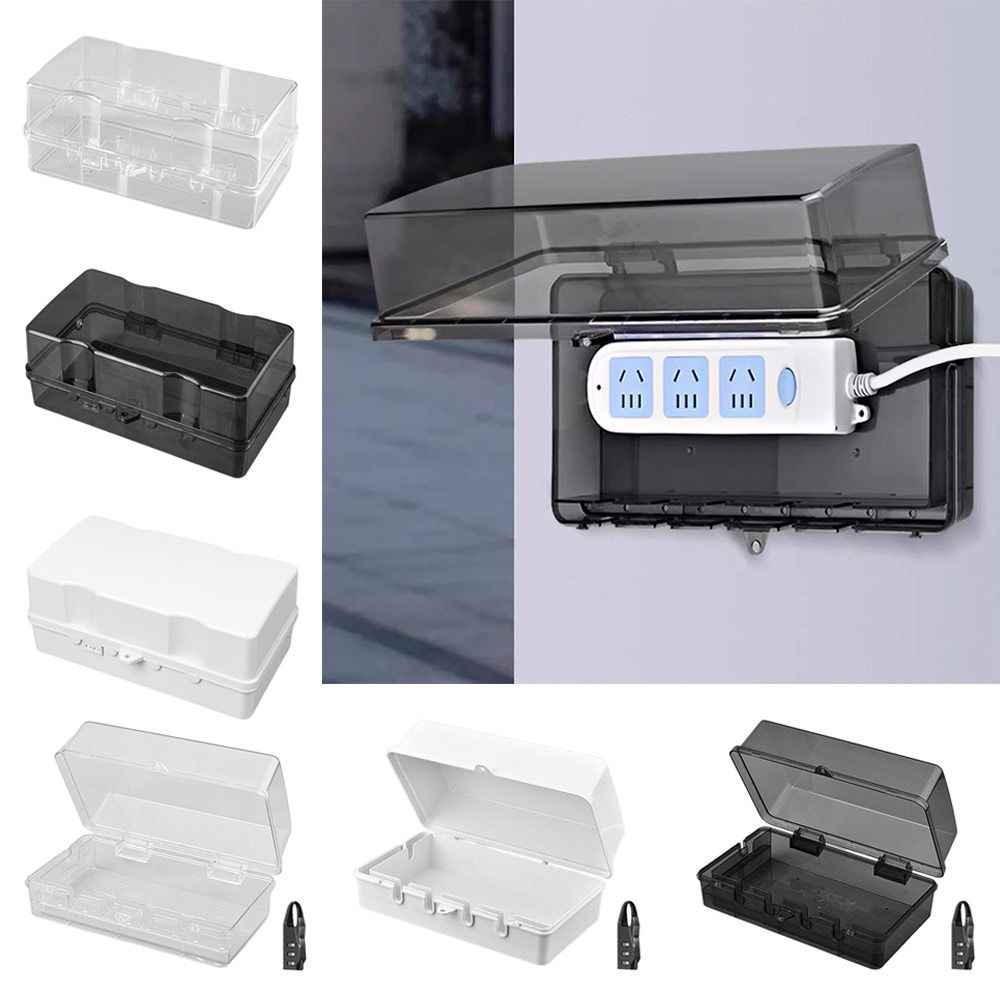 Portable Plastic Plug Box Anti - Outdoor Power Strip Weatherproof recension och pris