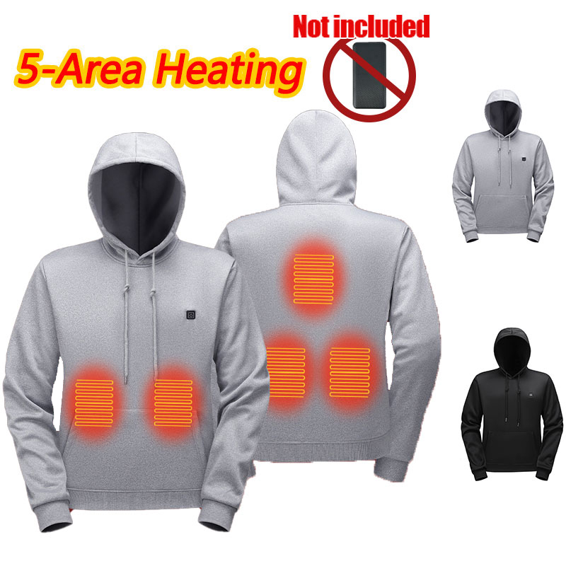 5 Zone Heating Hoodie Heating  - Outdoor Usb Power Bank recension och pris