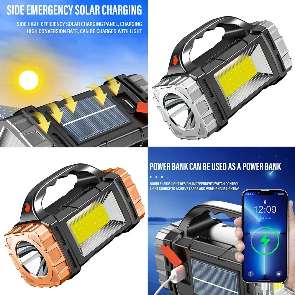 Powerful Handheld Flashlight U - Outdoor Usb Power Bank recension och pris
