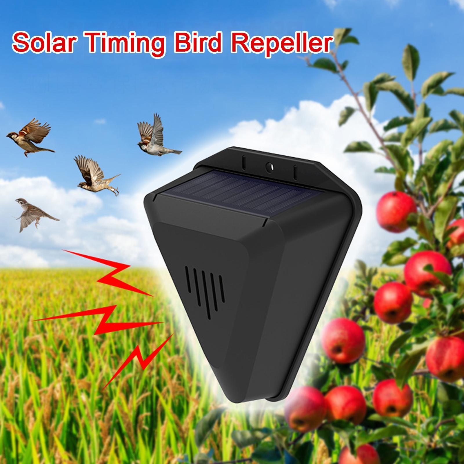 Solar Timer Bird Repeller With - Outdoor Power With Timer recension och pris