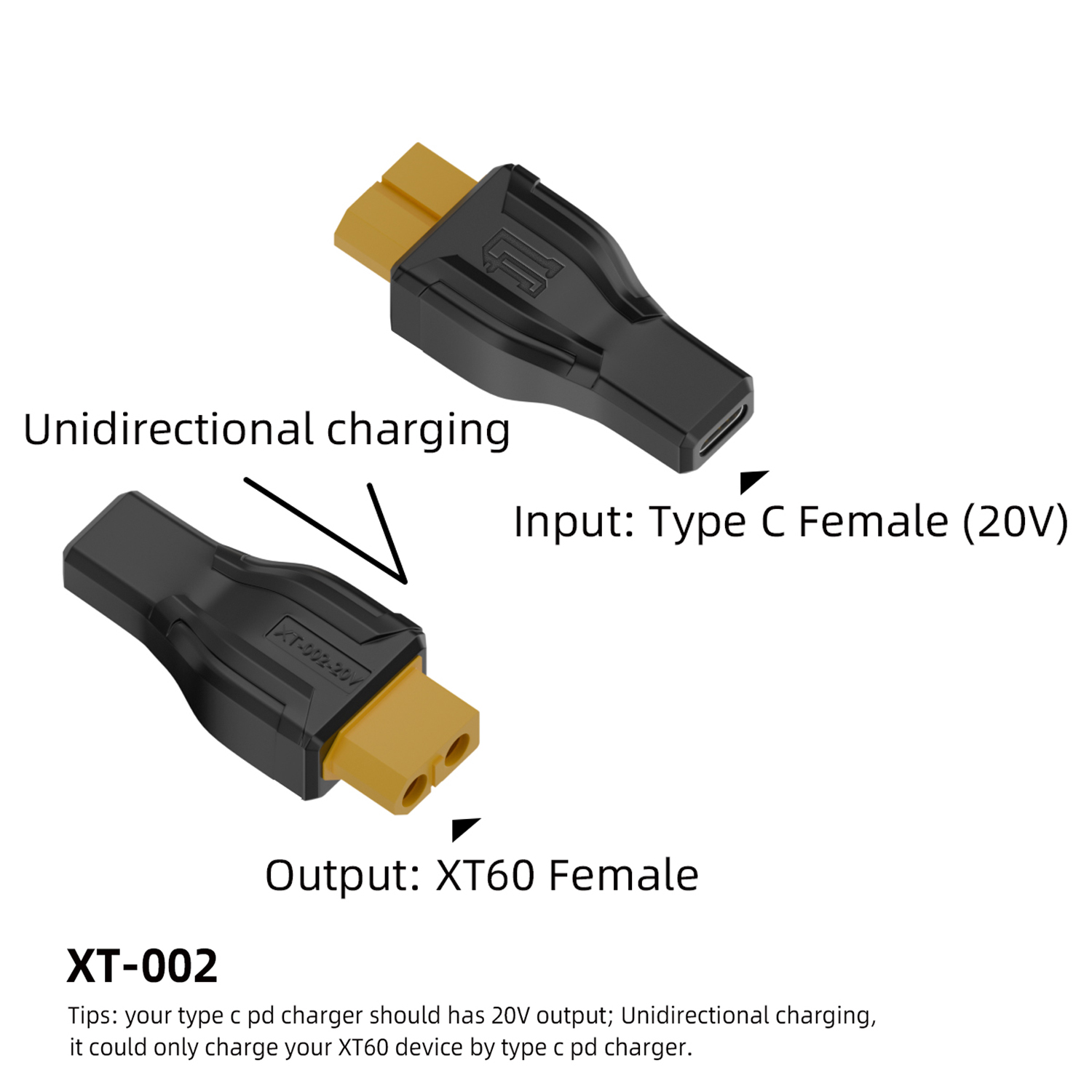 USB C to XT60 Adapter Converte - Outdoor Power Adapter Usb C recension och pris