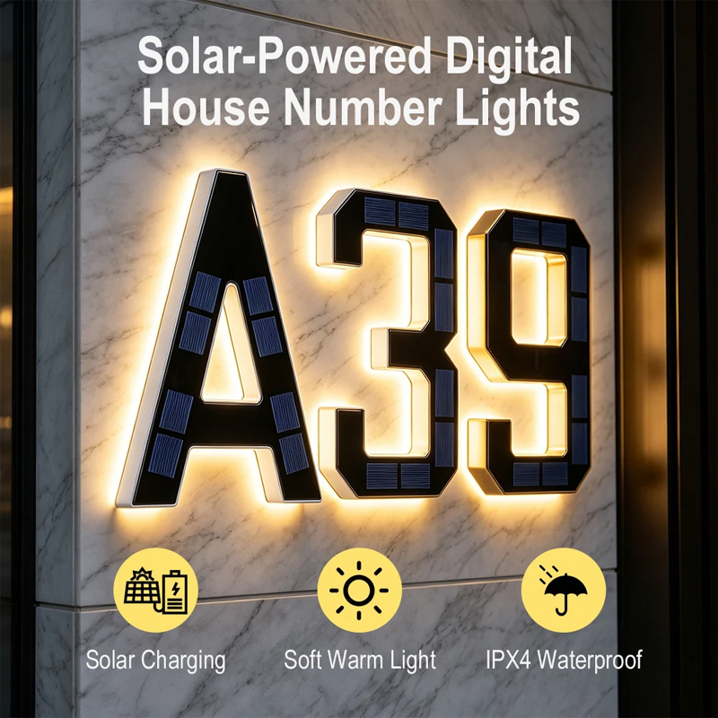 12CM Solar-Powered Sensor LED  - Outdoor Power Number recension och pris