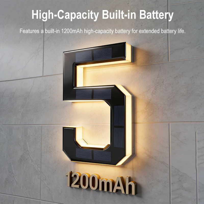 12CM Solar-Powered Sensor LED  - Outdoor Power Number recension och pris