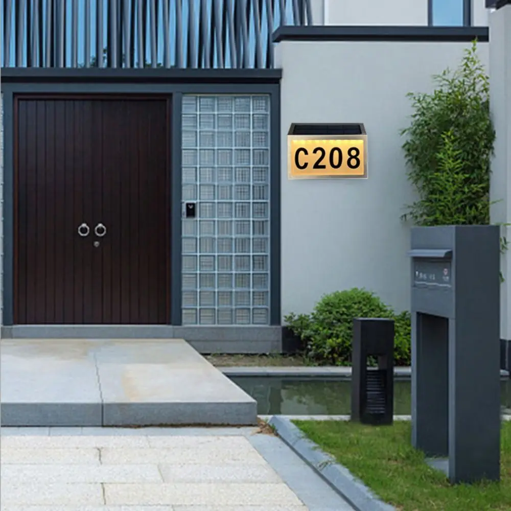 Easy Install Solar LED House N - Outdoor Power Number recension och pris