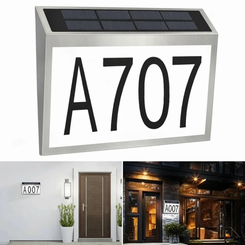 Easy Install Solar LED House N - Outdoor Power Number recension och pris